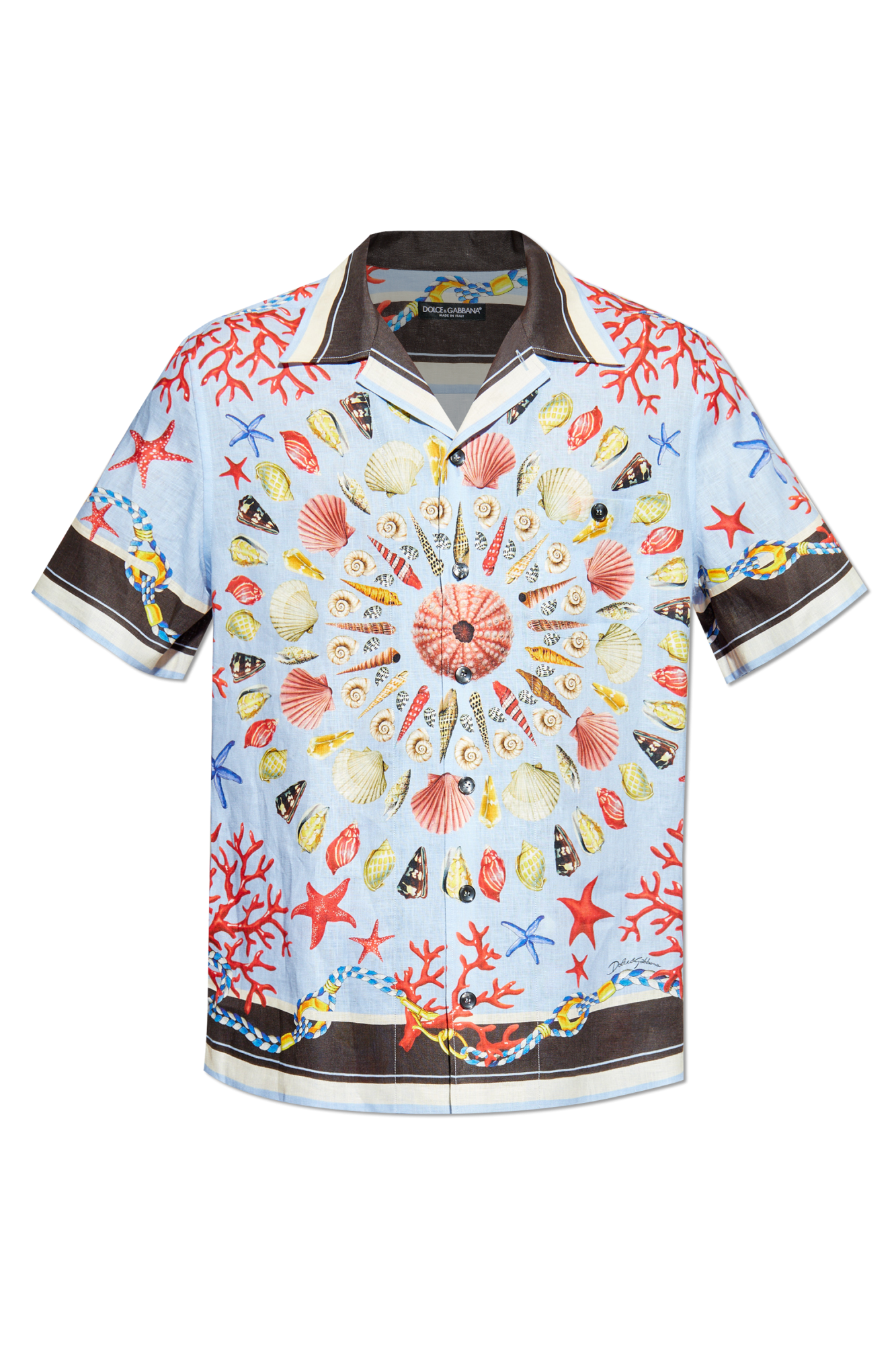 Multicolour Shirt with a shell motif Dolce & Gabbana - Vitkac AS